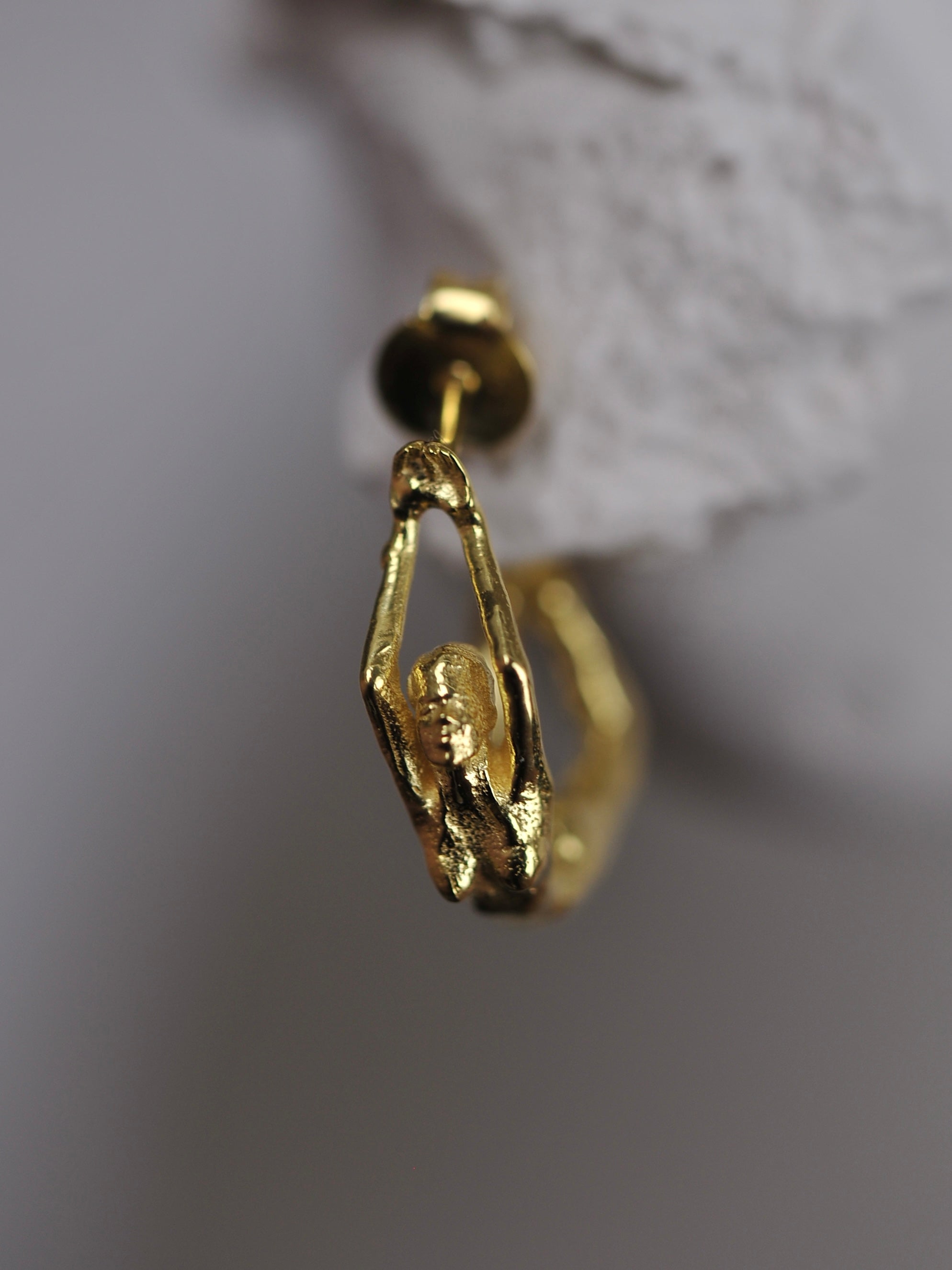 Ballerina Hoops - Gold