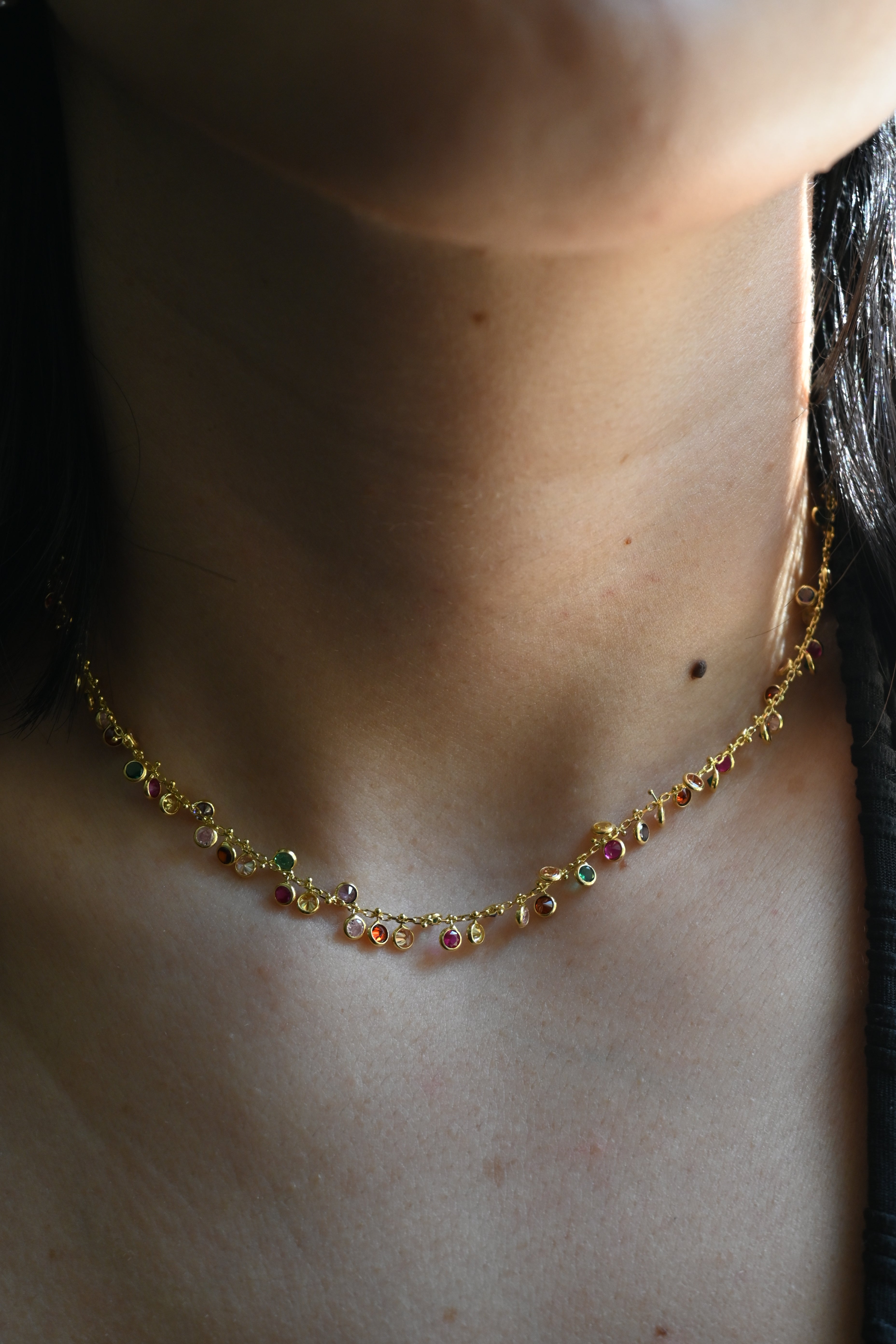 Halo Colored Necklace