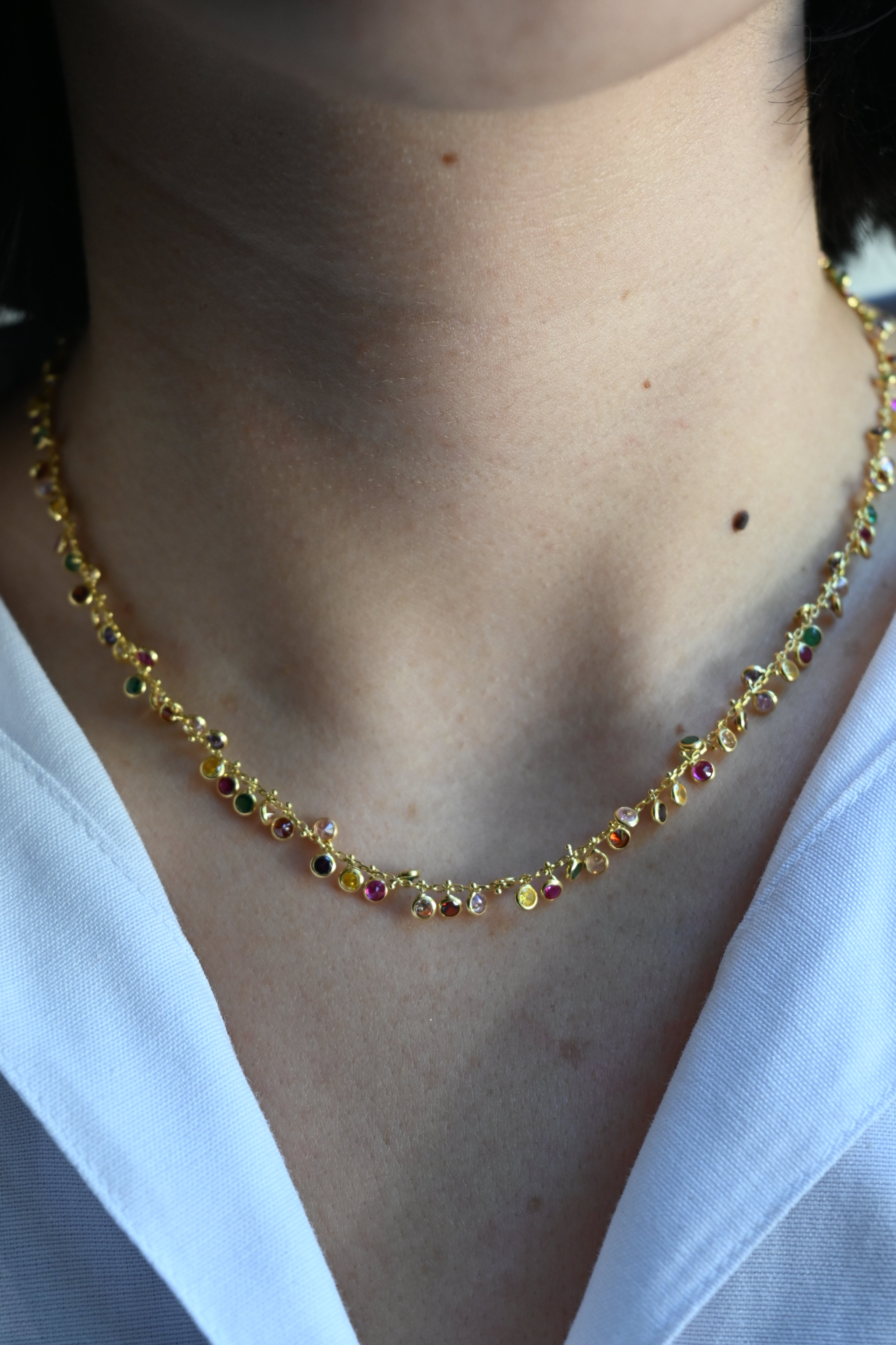 Halo Colored Necklace