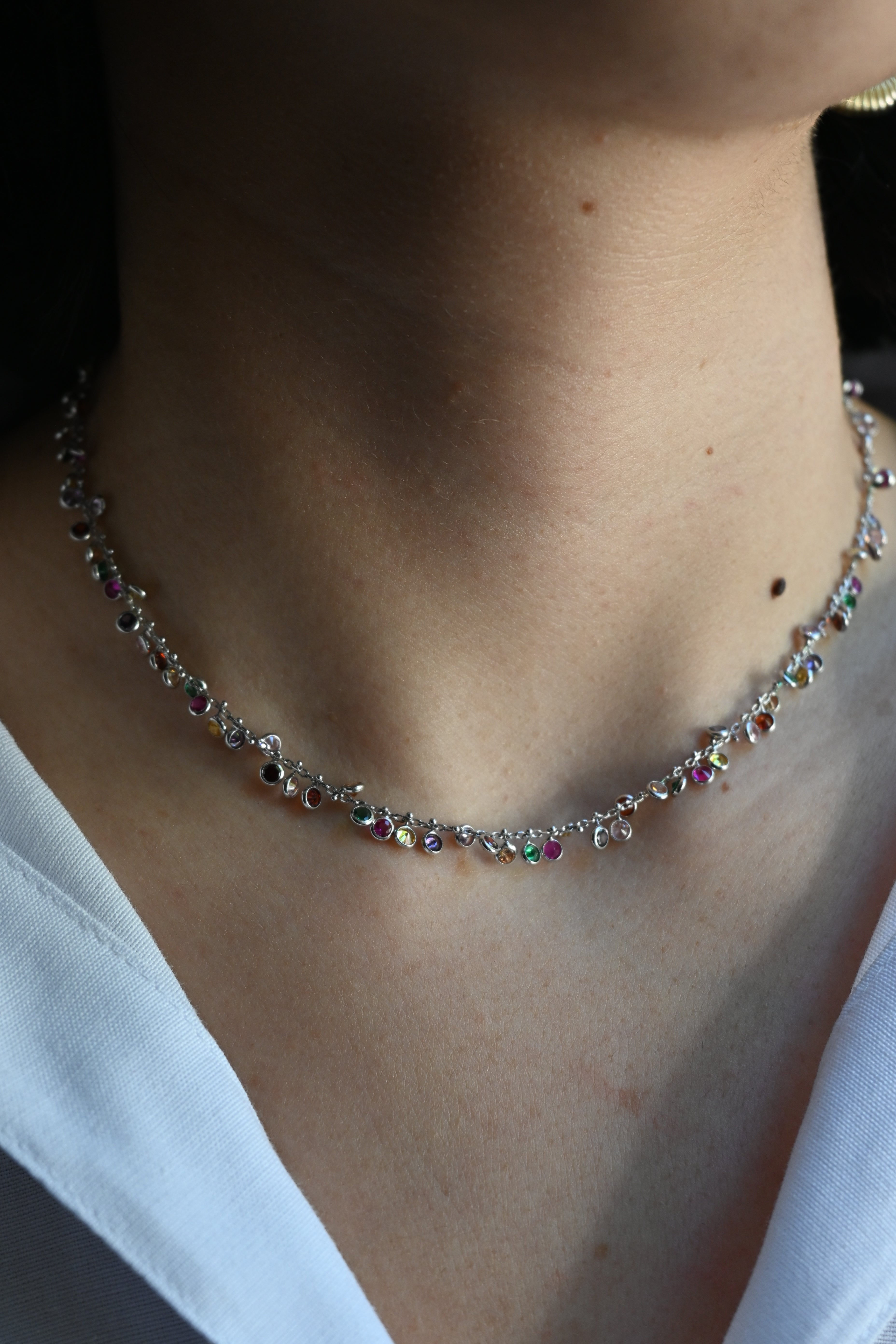 Halo Colored Necklace