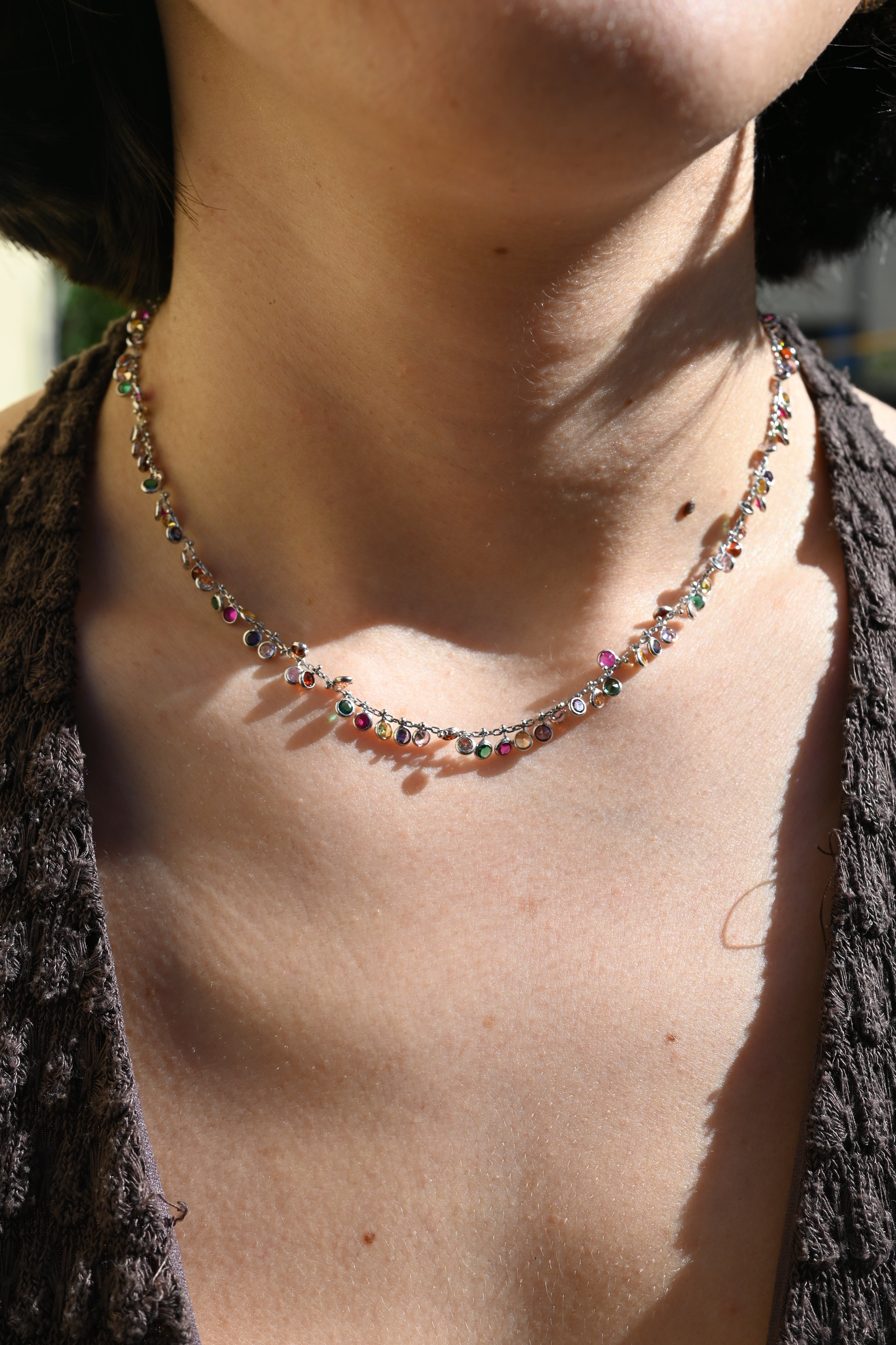 Halo Colored Necklace