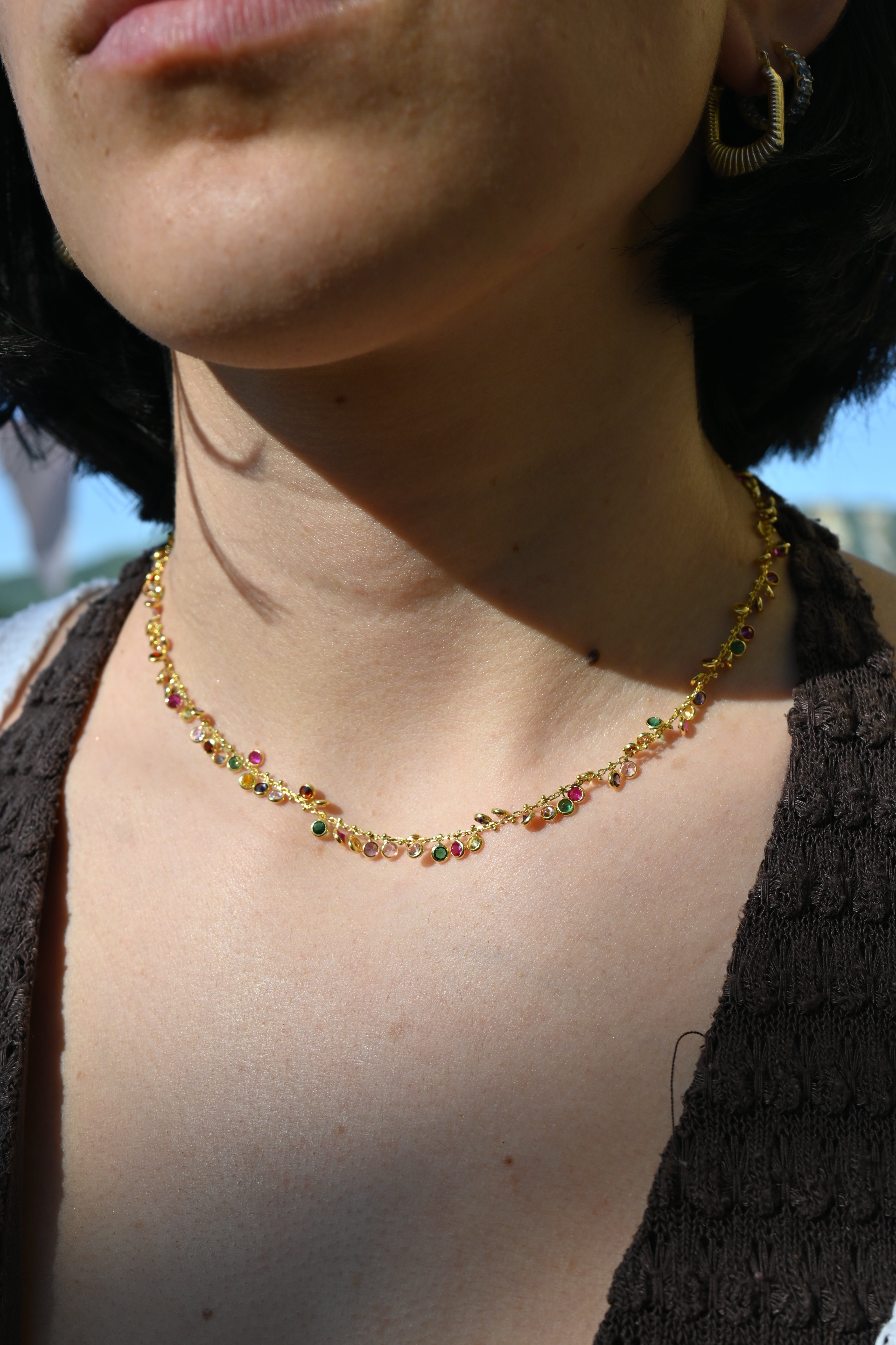 Halo Colored Necklace