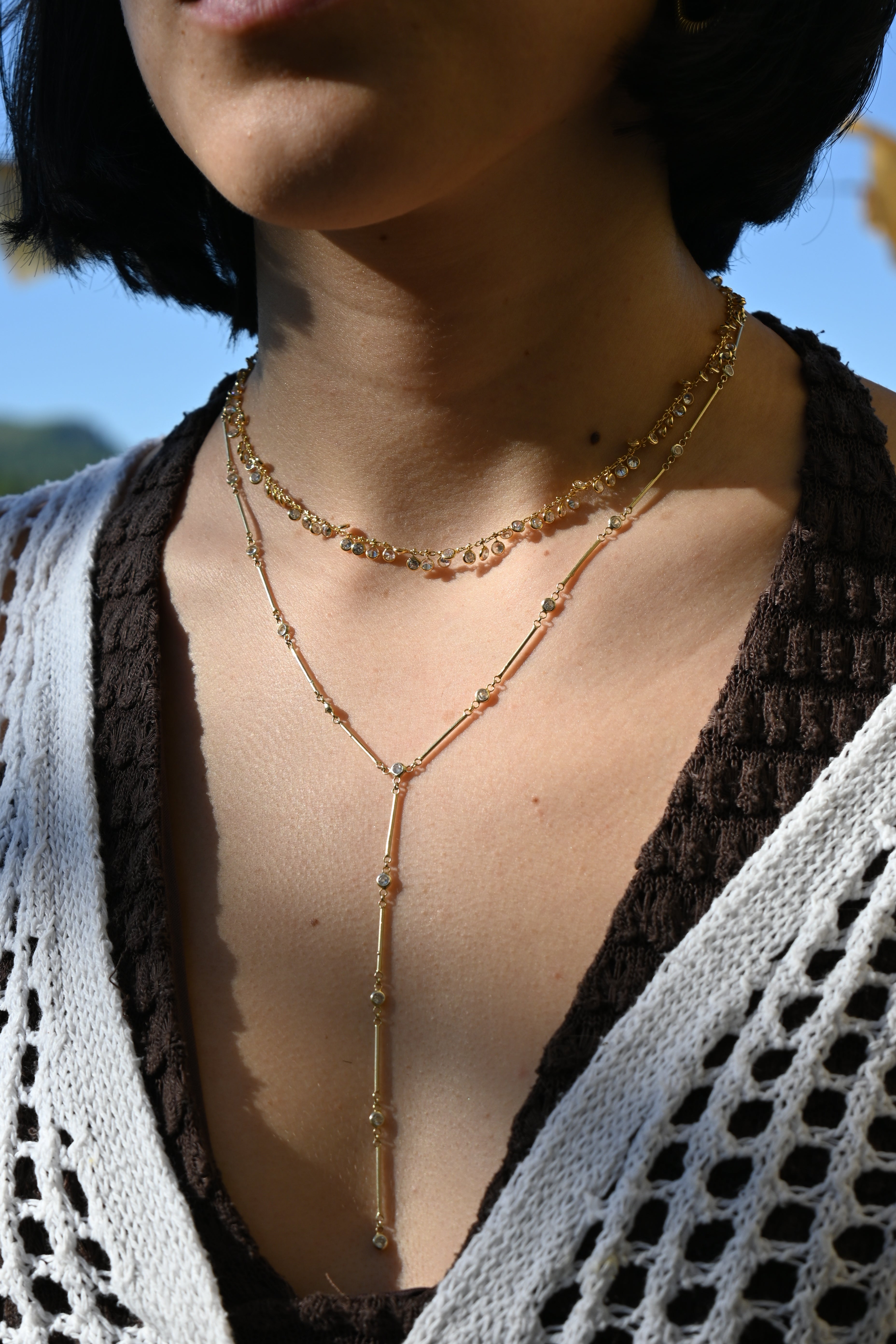 Flora Y Necklace