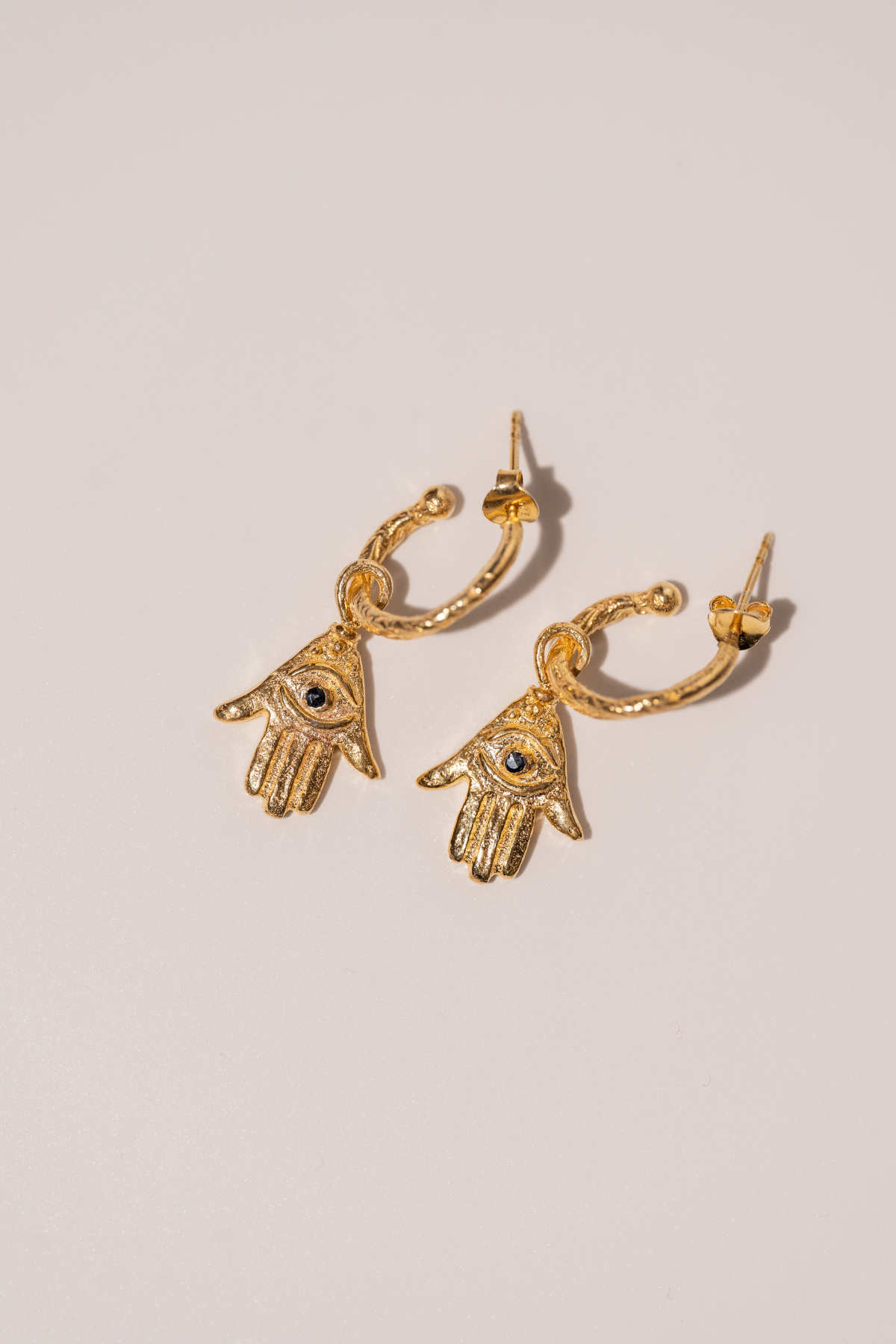 handmade earring hamsa